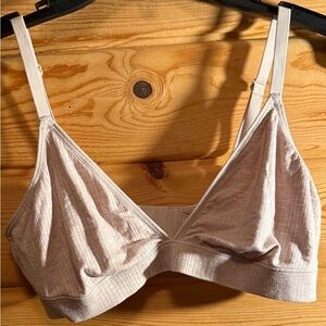 Soulvor Women's Cream Bralette Large